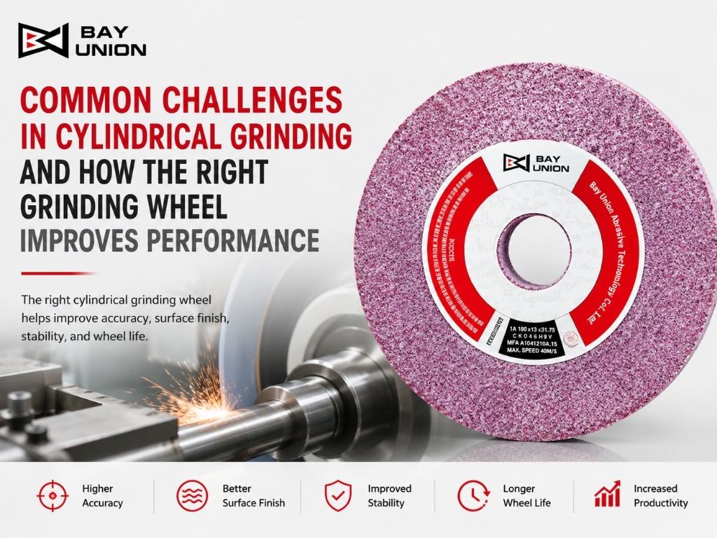 Common Challenges in Cylindrical Grinding and How the Right Grinding Wheel Improves Performance