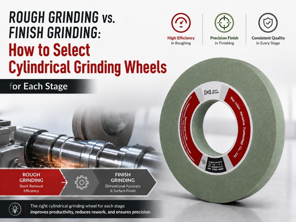 Rough Grinding vs. Finish Grinding: How to Select Cylindrical Grinding Wheels for Each Stage